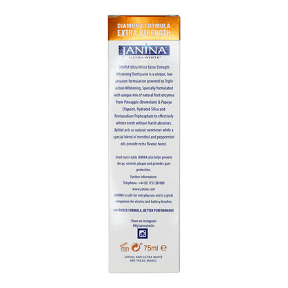 Extra Strength Toothpaste 75ml - Janina.com