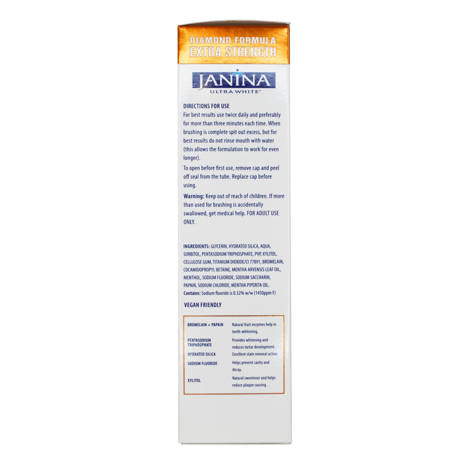 Extra Strength Toothpaste 75ml - Janina.com